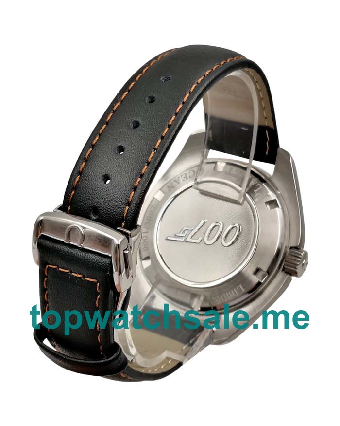 UK 43MM Black Dials Omega Seamaster Planet Ocean 222.30.46.20.01.001 Replica Watches