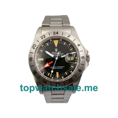 UK AAA Quality Rolex Explorer II 1655 Replica Watches With Black Dials For Men