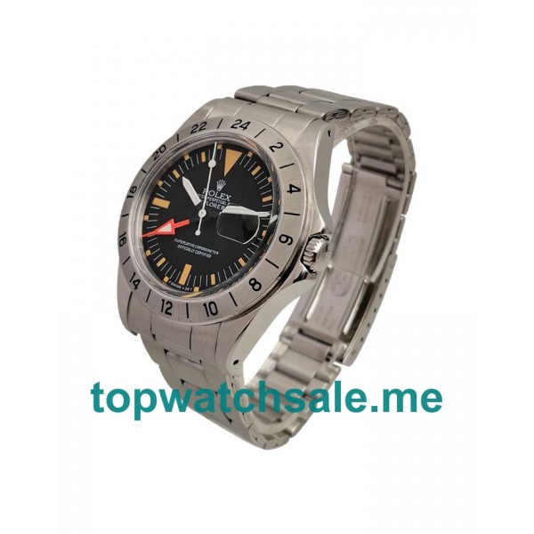 UK AAA Quality Rolex Explorer II 1655 Replica Watches With Black Dials For Men