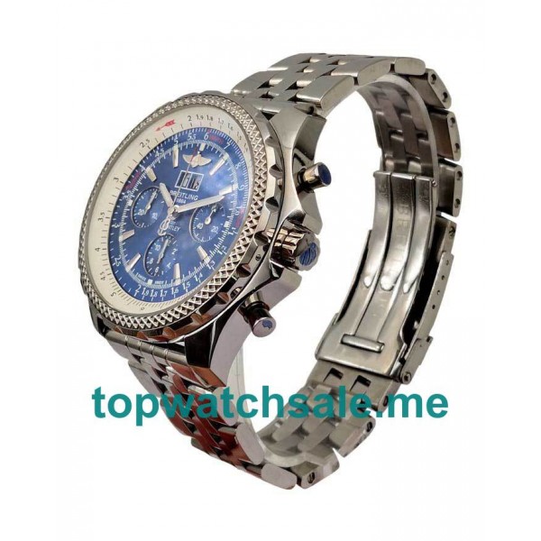 UK Best Quality Breitling Bentley 6.75 A44362 Replica Watches With Blue Dials For Sale