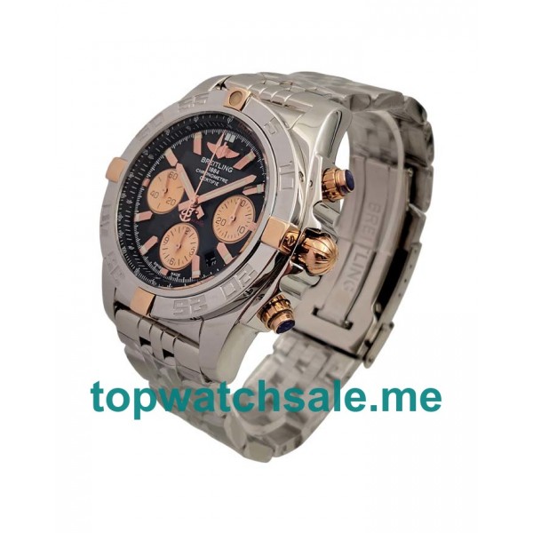 UK AAA Quality Breitling Chronomat IB0110 Replica Watches With Black Dials For Sale