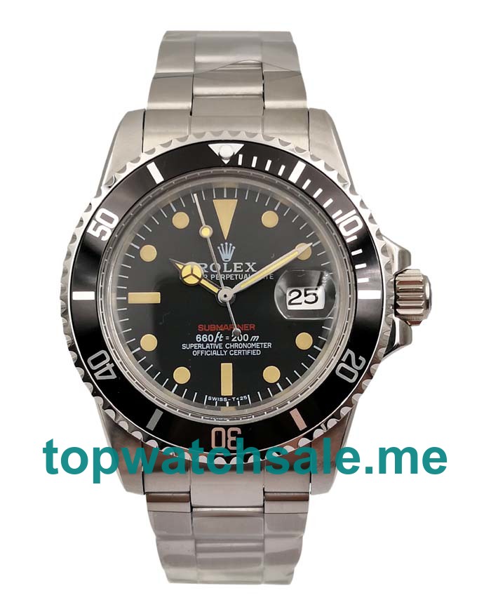 UK 40MM Black Dials Rolex Submariner 1680 Replica Watches