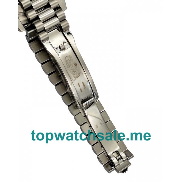 UK 41 MM High End Rolex Day-Date 118239 Fake Watches With Blue Dials For Men