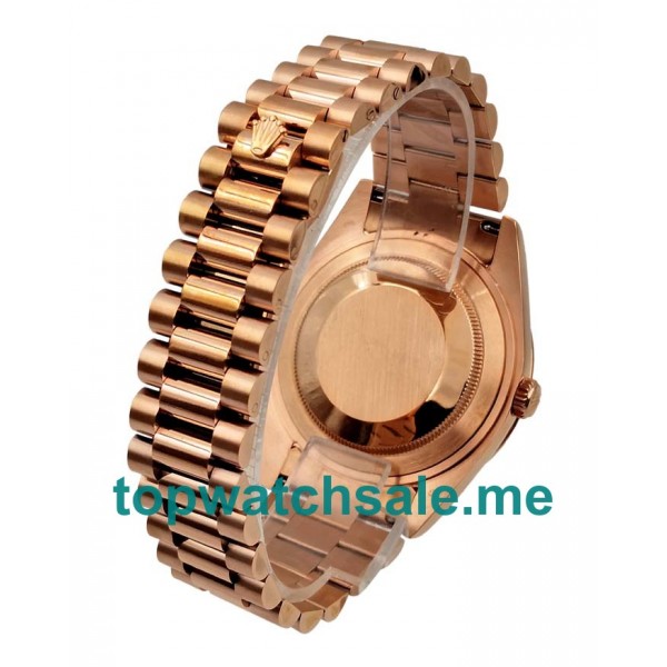 UK Best 1:1 Rolex Day-Date 218235 Fake Watches With Brown Dials For Sale