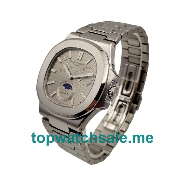 UK 40MM Gray Dials Patek Philippe Nautilus 5712/1A Replica Watches