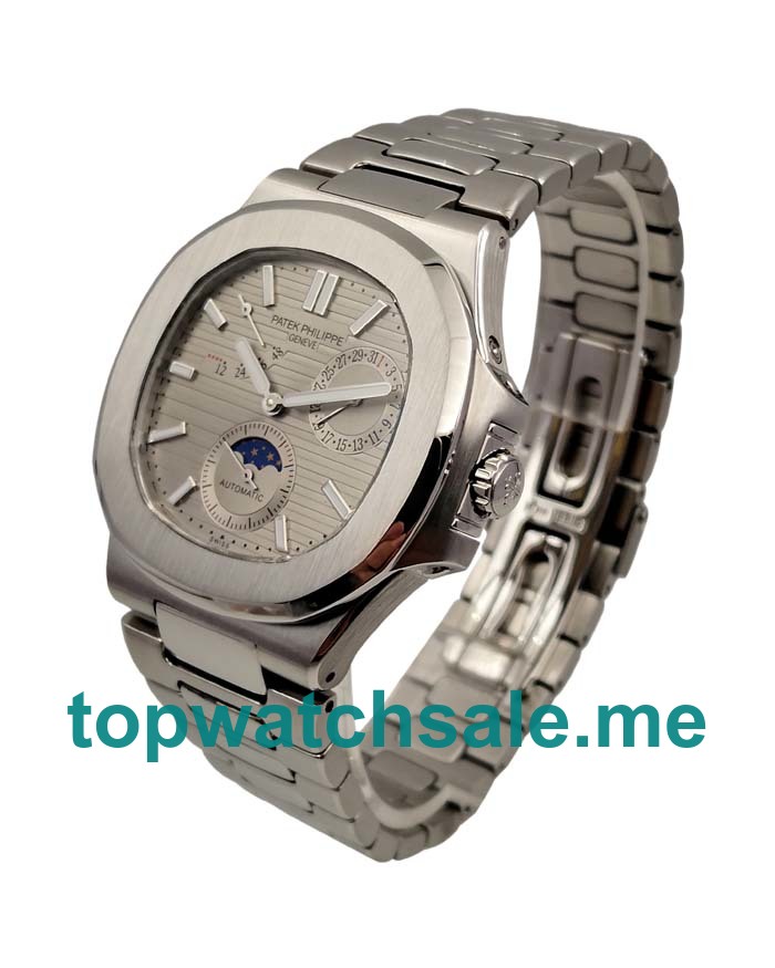 UK 40MM Gray Dials Patek Philippe Nautilus 5712/1A Replica Watches
