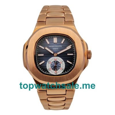 UK 40.5MM Rose Gold Replica Patek Philippe Nautilus 5980/1R Watches