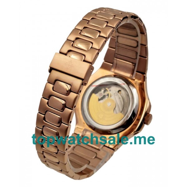 UK 40.5MM Rose Gold Replica Patek Philippe Nautilus 5980/1R Watches