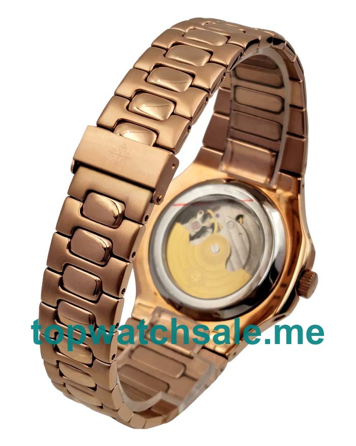 UK 40.5MM Rose Gold Replica Patek Philippe Nautilus 5980/1R Watches