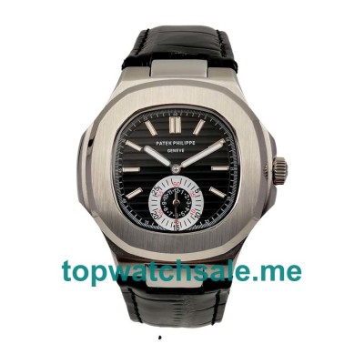 UK 40.5MM Black Dials Patek Philippe Nautilus 5980 Replica Watches