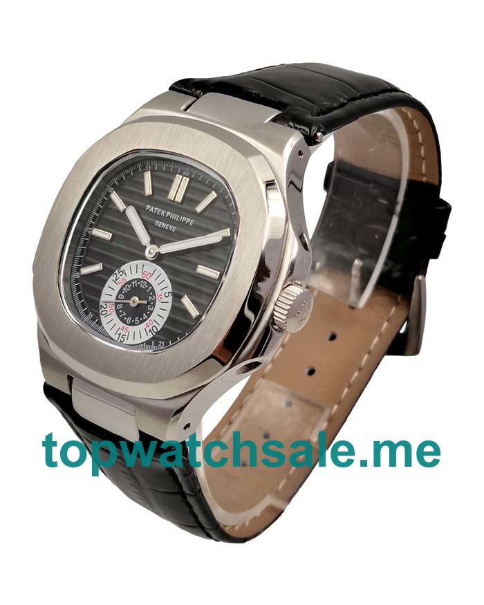 UK 40.5MM Black Dials Patek Philippe Nautilus 5980 Replica Watches