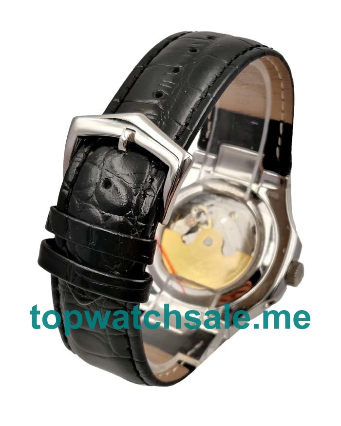 UK 40.5MM Black Dials Patek Philippe Nautilus 5980 Replica Watches