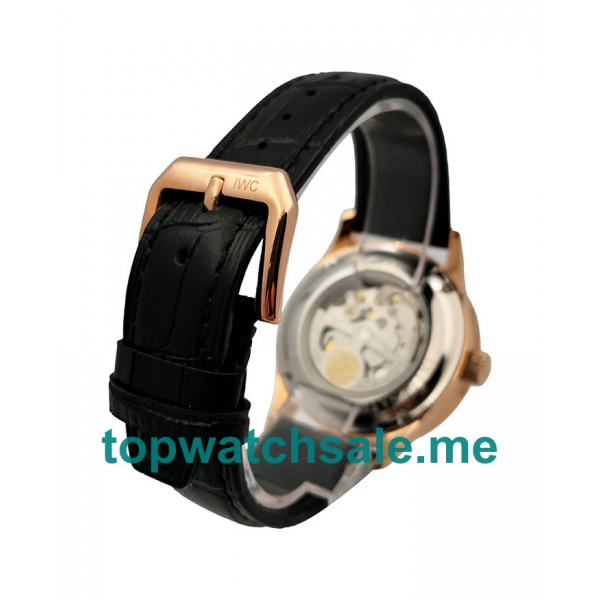 UK 41.5MM Rose Gold IWC Portofino 70654 Replica Watches
