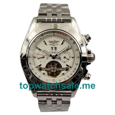 UK Best 1:1 Fake Breitling Bentley Mulliner Tourbillon With White Dials For Men