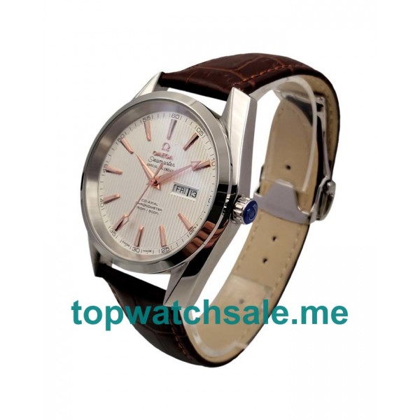 UK 43MM Silver Dials Omega Seamaster Aqua Terra 150M 231.13.39.22.02.001 Replica Watches