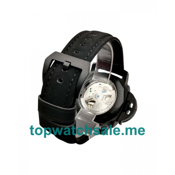 UK 44MM Black Dials Panerai Luminor GMT PAM00317 Replica Watches