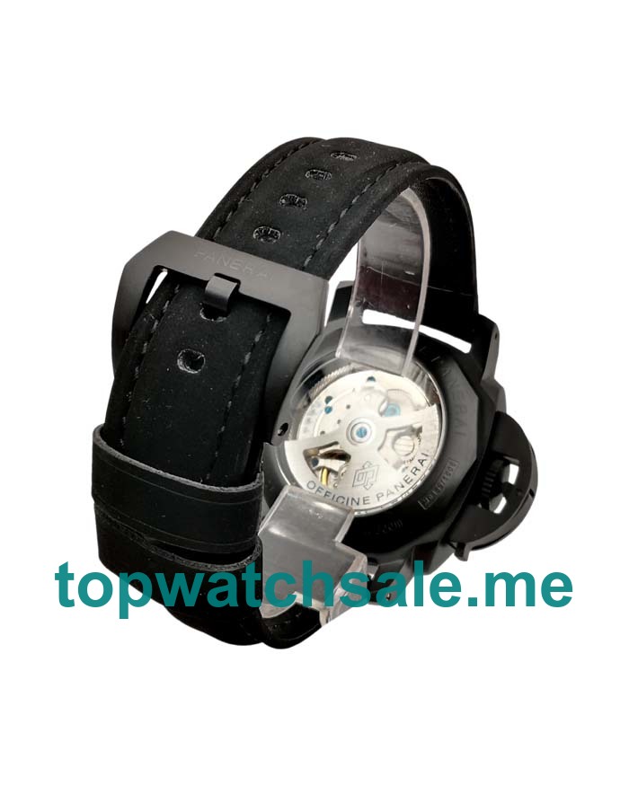 UK 44MM Black Dials Panerai Luminor GMT PAM00317 Replica Watches