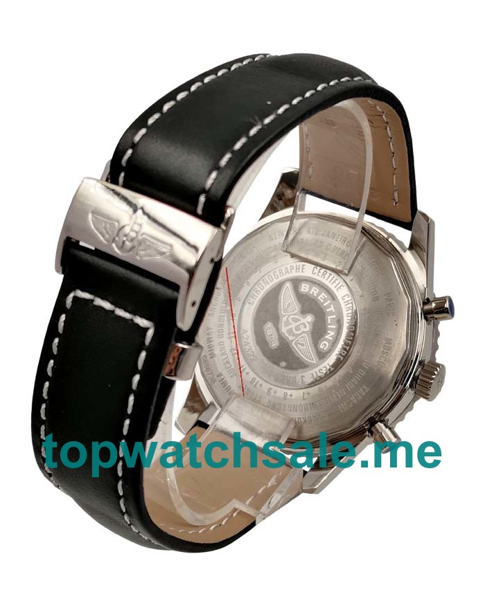 UK 46.5MM White Dials Breitling Navitimer World A24322 Replica Watches
