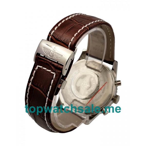 UK 46MM White Dials Breitling Navitimer World A24322 Replica Watches