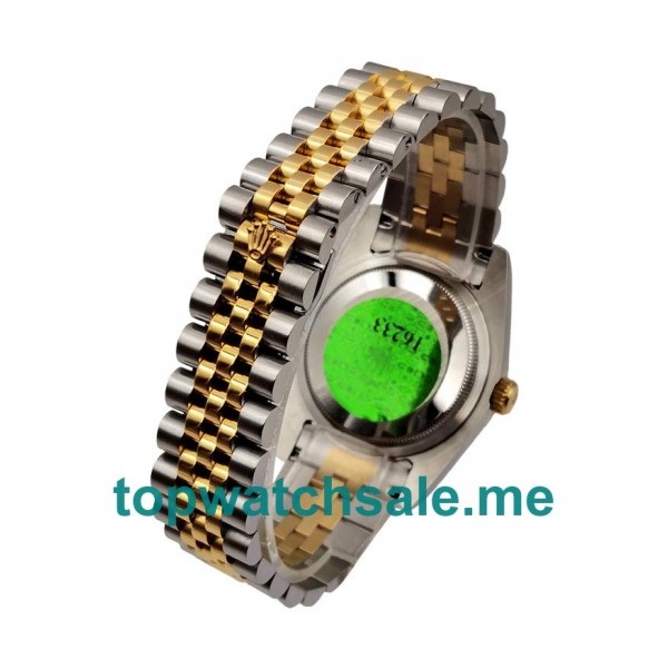 UK 36MM Champagne Dials Rolex Datejust 16233 Replica Watches