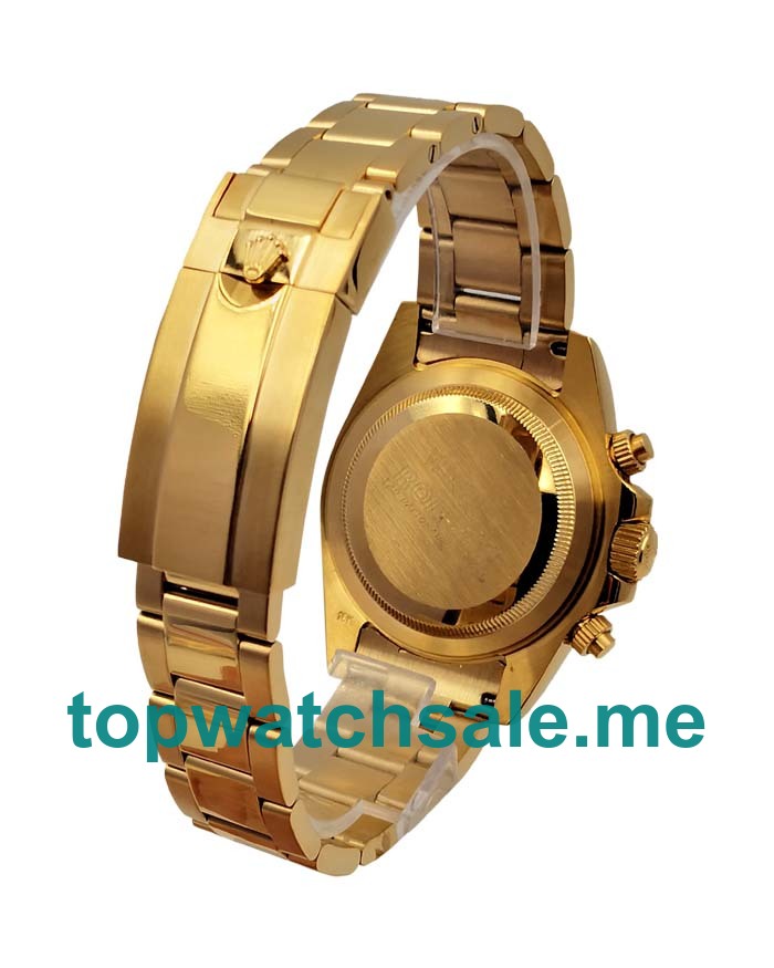 UK 40MM Gold Rolex Daytona 116598 RBOW Replica Watches