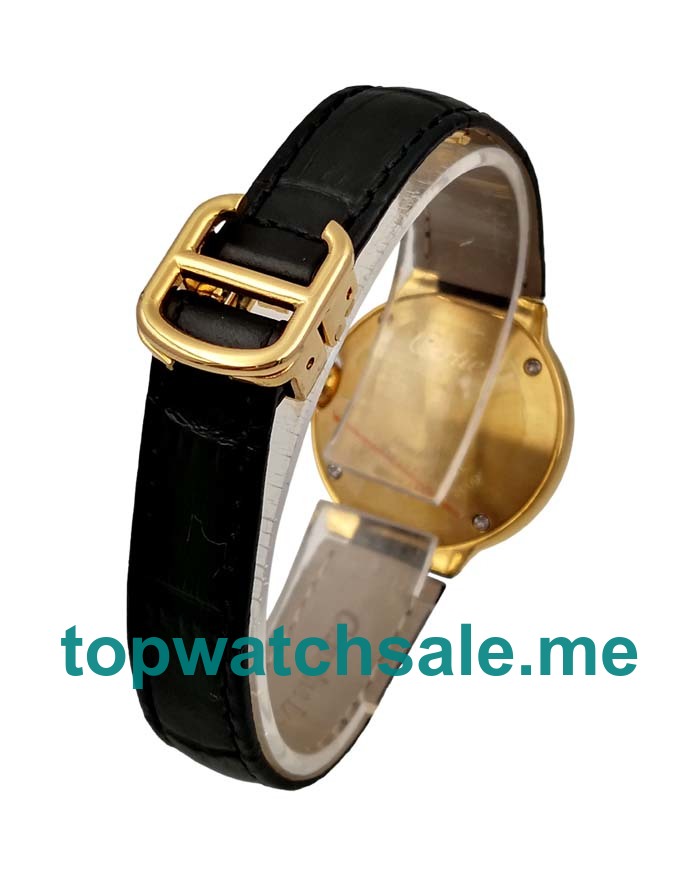 UK 28MM Silver Dials Cartier Ballon Bleu W6900156 Replica Watches