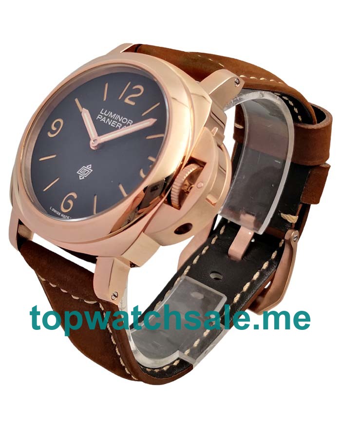 UK 44MM Rose Gold Panerai Luminor PAM01086 Replica Watches
