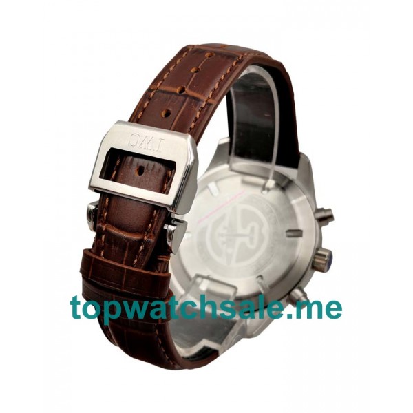 UK 44MM Grey Dials IWC Pilots Spitfire Chronograph IW387802 Replica Watches