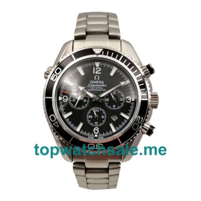 UK 45.5MM Black Dials Omega Seamaster Planet Ocean 2210.50.00 Replica Watches