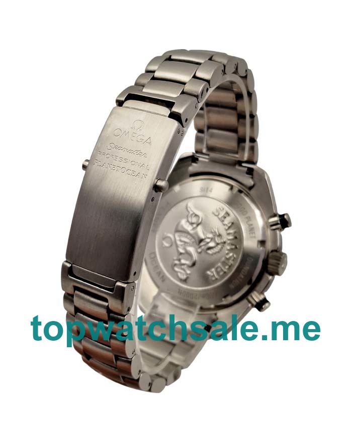 UK 45.5MM Black Dials Omega Seamaster Planet Ocean 2210.50.00 Replica Watches