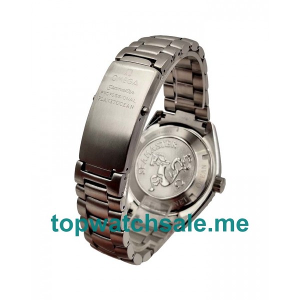 UK 43.5MM Black Dials Omega Seamaster Planet Ocean GMT 232.30.44.22.01.001 Replica Watches