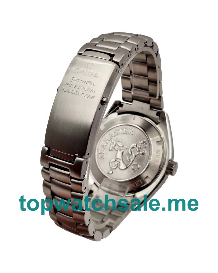 UK 43.5MM Black Dials Omega Seamaster Planet Ocean GMT 232.30.44.22.01.001 Replica Watches