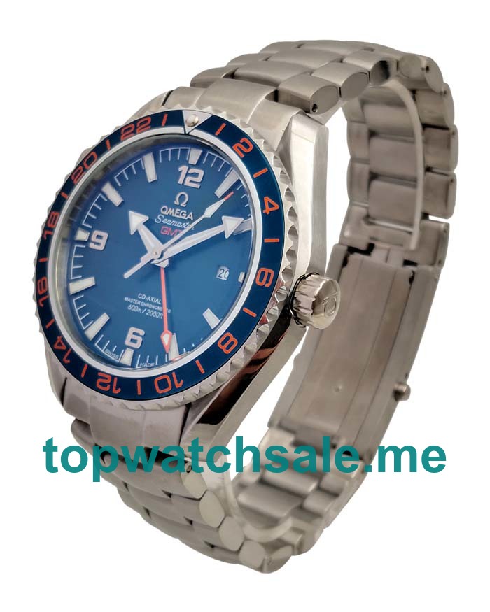 UK 43.5MM Blue Dials Omega Seamaster Planet Ocean 232.30.44.22.03.001 Replica Watches