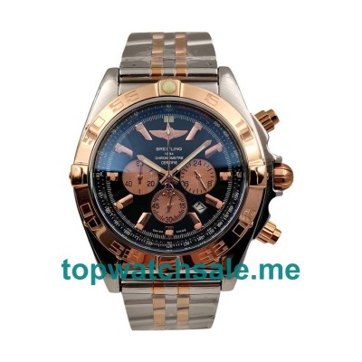 UK 46MM Black Dials Breitling Chronomat CB0110 Replica Watches