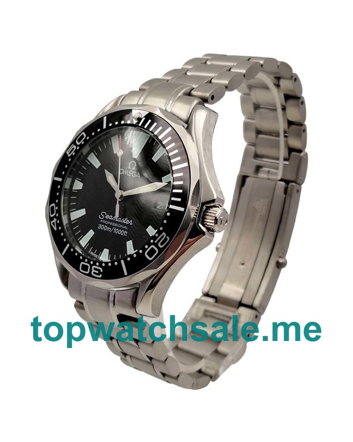 UK 42MM Black Dials Omega Seamaster 300 M 2254.50.00 Replica Watches