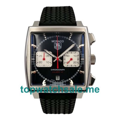 UK 43MM Black Dials TAG Heuer Monaco CAW2114.FT6021 Replica Watches