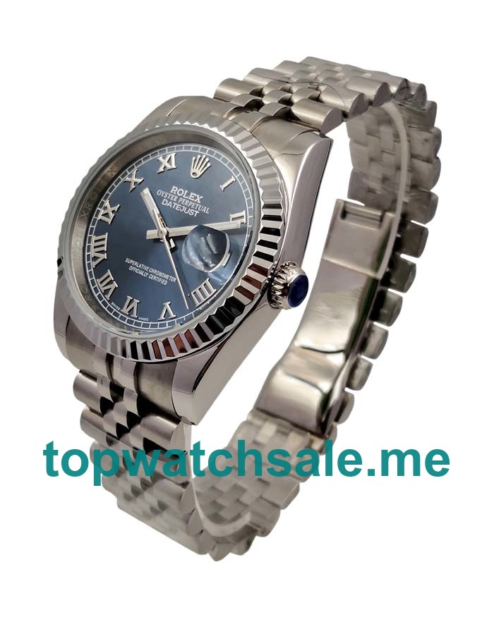 UK 36MM Blue Dials Rolex Datejust 116234 Replica Watches