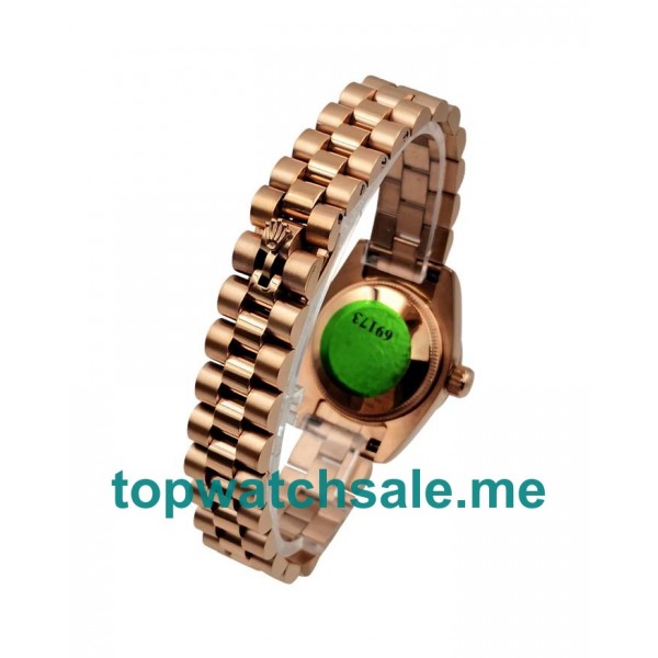 UK 26MM Replica Rolex Lady-Datejust 179175 Rose Gold Watches