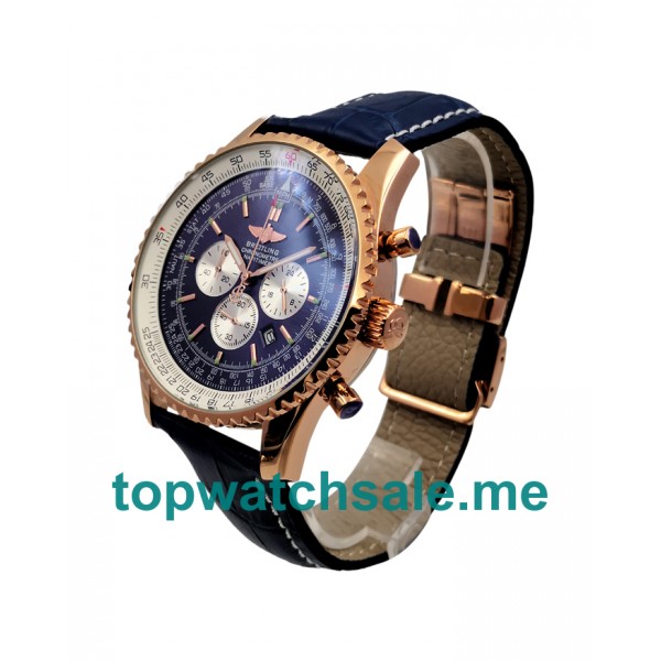 UK 47MM Blue Dials Breitling Navitimer RB012012 Replica Watches