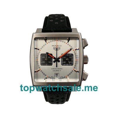 UK 37.5MM Silver Dials TAG Heuer Monaco CAW211C.FC6241 Replica Watches