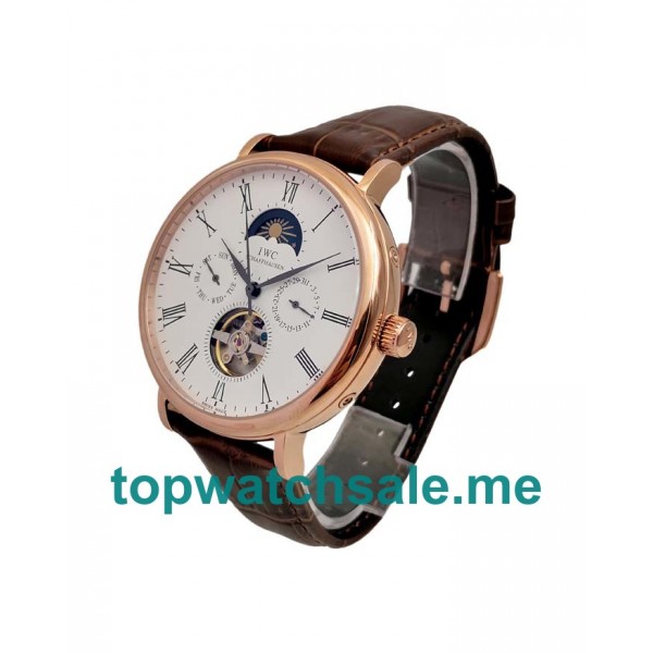 UK 46MM White Dials IWC Portofino 171739 Replica Watches