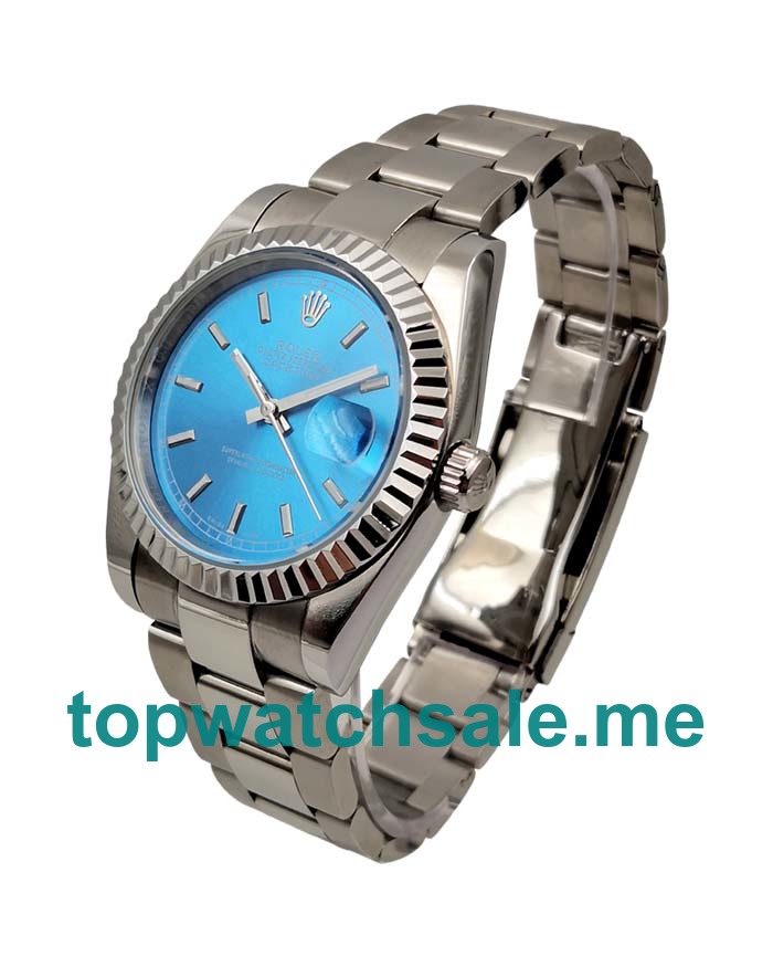 UK 36MM Blue Dials Rolex Datejust 116234 Replica Watches