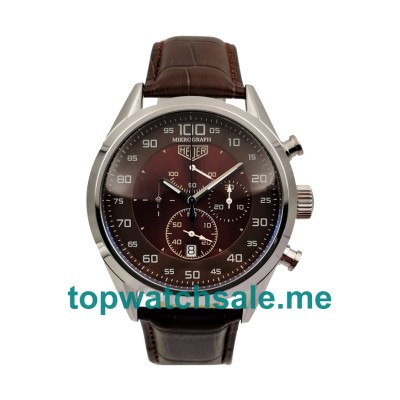 UK 44MM Replica TAG Heuer Monaco 170952 Coffee Dials Watches