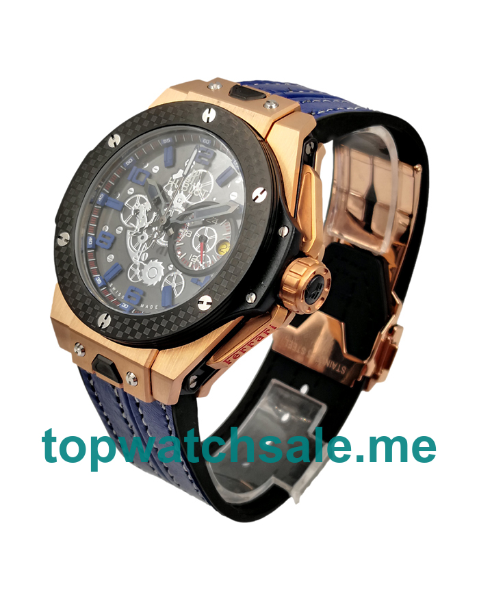 UK 48MM Rose Gold Replica Hublot Big Bang 411.OM.1180.RX Watches