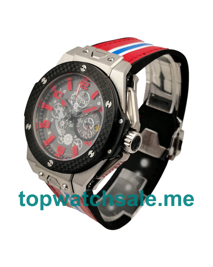 UK 48MM Black Bezel Hublot Big Bang Ferrari 401.CX.1123.VR Replica Watches