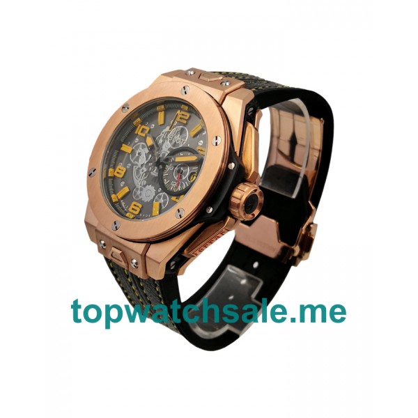 UK 48MM Rose Gold Cases Hublot Big Bang Ferrari 401.OX.0123.VR Replica Watches