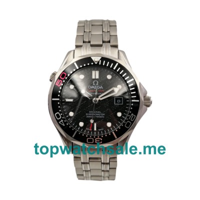 UK 41MM Black Dials Omega Seamaster 300 M 212.30.41.20.01.005 Replica Watches