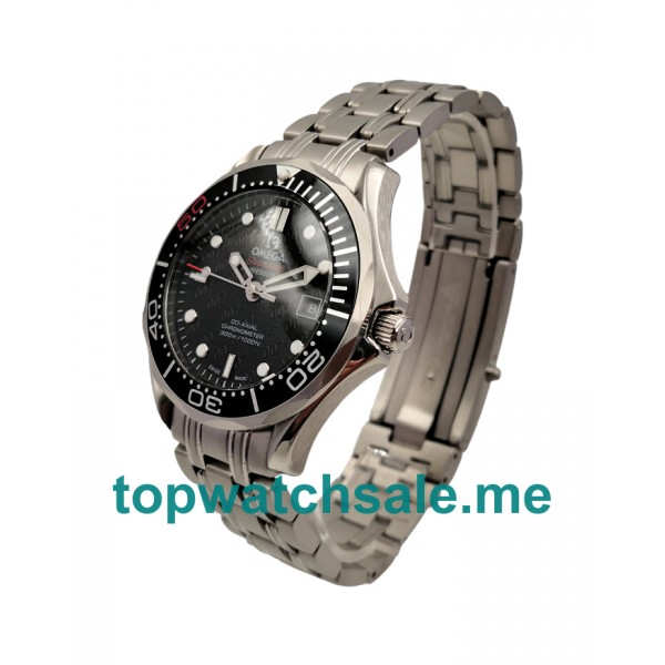 UK 41MM Black Dials Omega Seamaster 300 M 212.30.41.20.01.005 Replica Watches