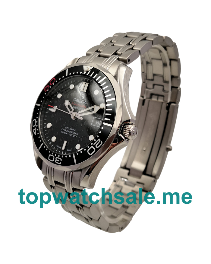 UK 41MM Black Dials Omega Seamaster 300 M 212.30.41.20.01.005 Replica Watches