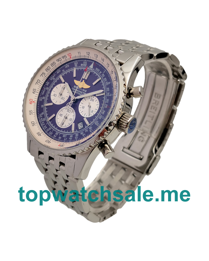 UK 42MM Blue Dials Breitling Navitimer A23322 Replica Watches